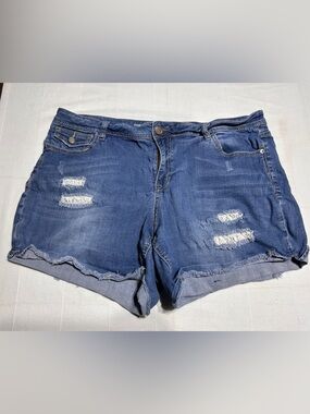 Lane Bryant Blue Denim Shorts